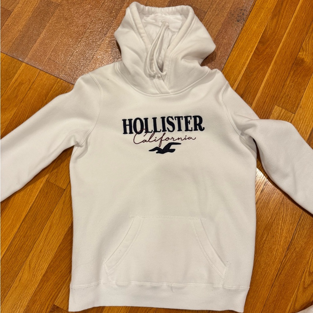 Hollister White Hoodie